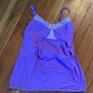Lululemon purple yogi dance tank size 6